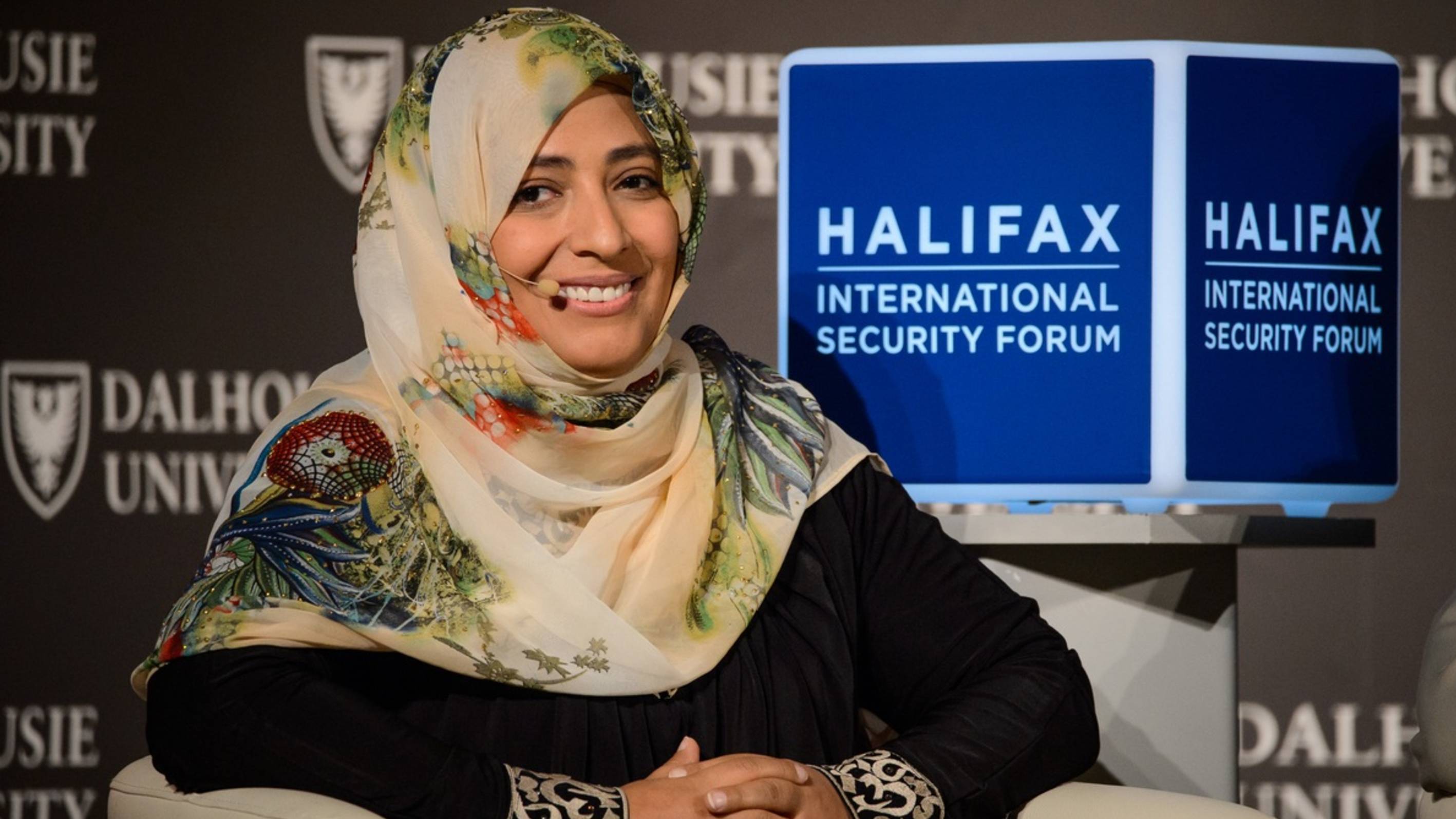 Tawakkol Karman participates in the Halifax International Security Forum 2020